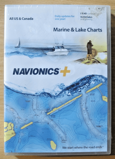 Navionics MSD/NAVPLUSNI Preloaded Chart of All USA Canada Marine & Lakes Charts - MagsTag