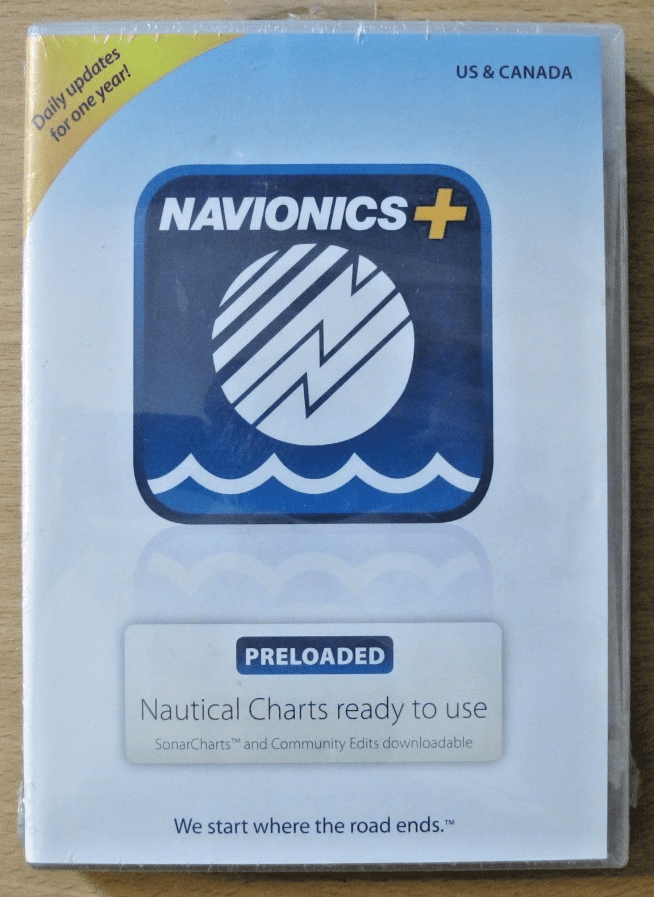 Navionics MSD/NAVPLUSNI Preloaded Chart of All USA Canada Marine & Lakes Charts - MagsTag