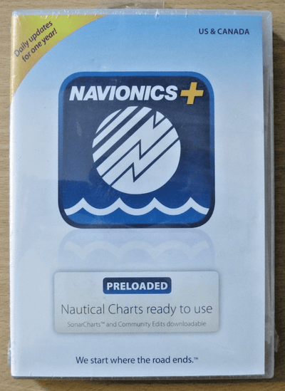 Navionics MSD/NAVPLUSNI Preloaded Chart of All USA Canada Marine & Lakes Charts - MagsTag