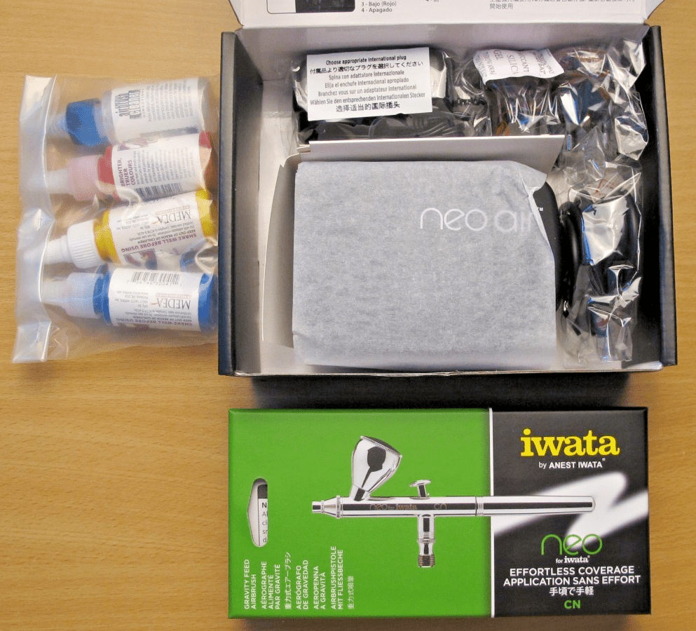 NEO for Iwata Gravity Feed Airbrushing Kit IW120 CN IS30UP Open Box - MagsTag