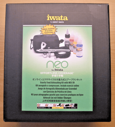 NEO for Iwata Gravity Feed Airbrushing Kit IW120 CN IS30UP Open Box - MagsTag