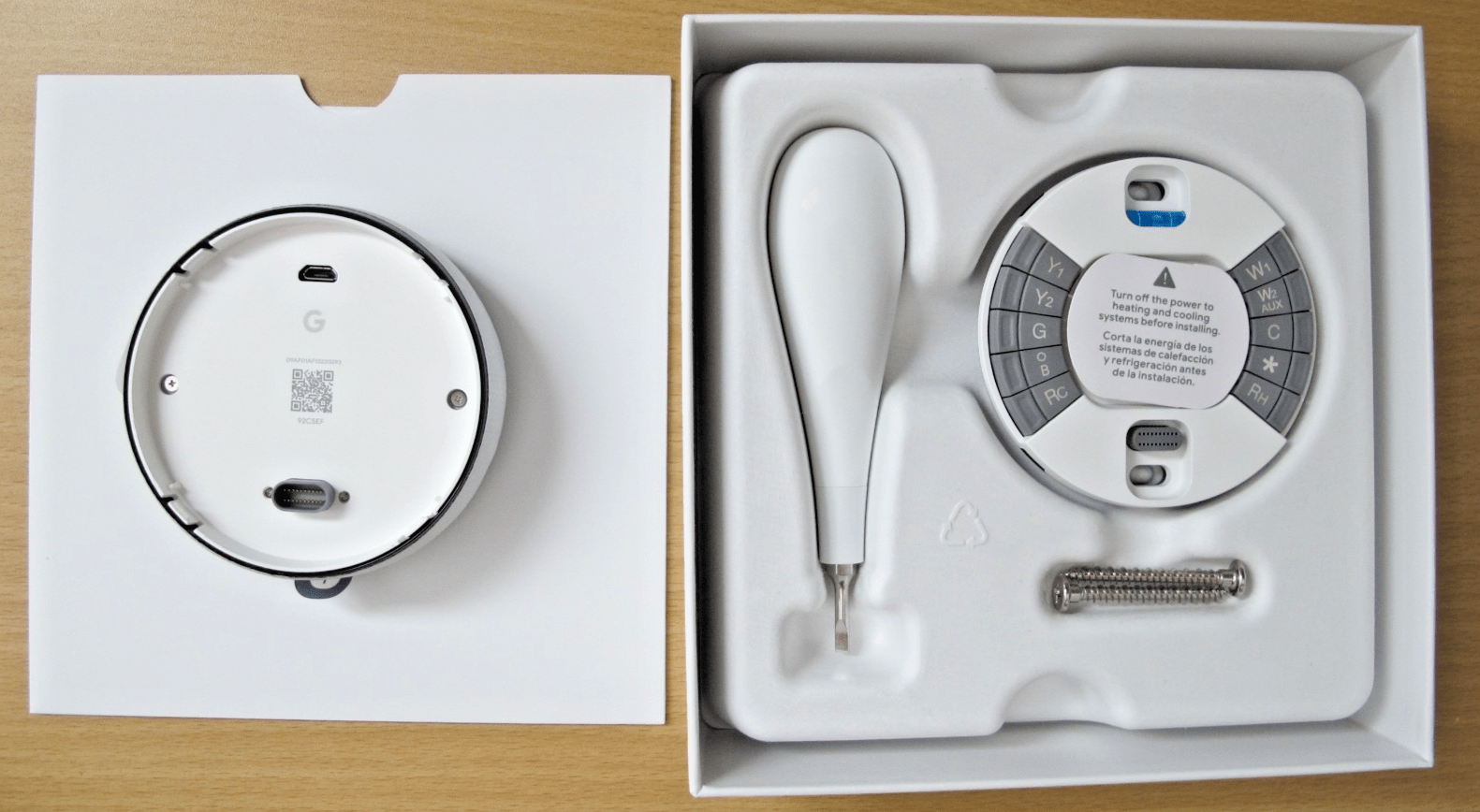 Nest T3018US Google 3rd Gen Programmable Thermostat Mirror Black Unused Open Box - MagsTag
