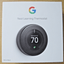 Nest T3018US Google 3rd Gen Programmable Thermostat Mirror Black Unused Open Box - MagsTag
