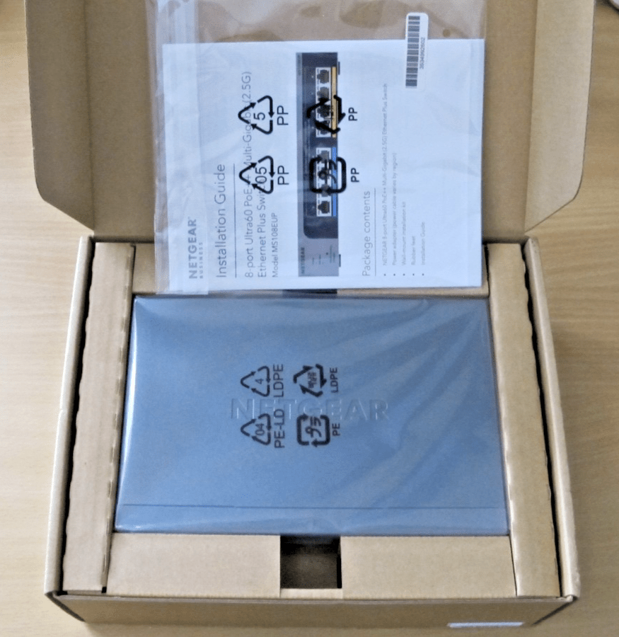 NETGEAR MS108EUP 8 - port Multi - Gig (2.5G) Ultra60 PoE Ethernet Plus Switch - MagsTag