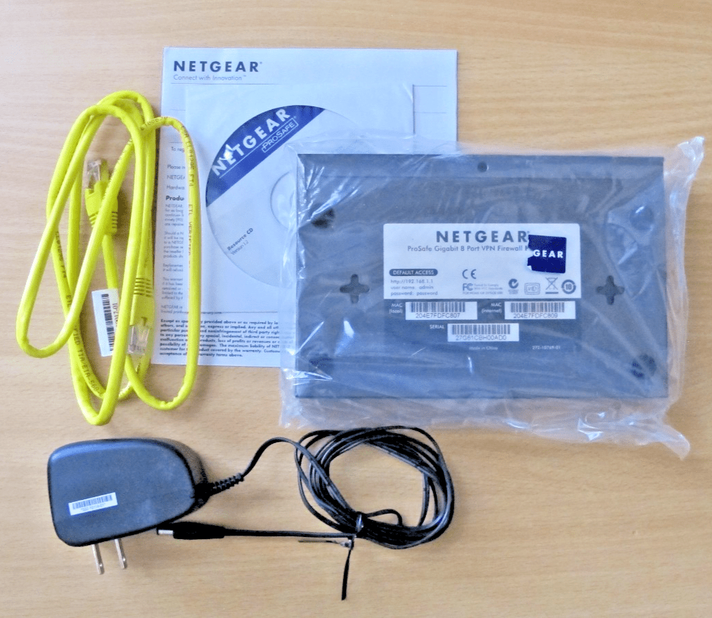 NETGEAR ProSAFE 8 - PORT Gigabit VPN Business - class Firewall Model FVS318G 100NAS - MagsTag