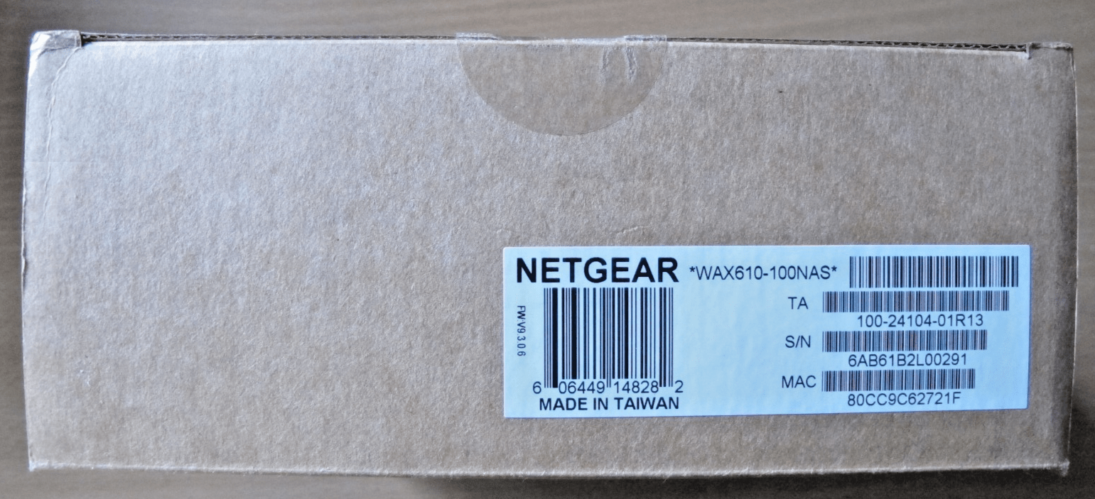 NETGEAR Wireless Access Point WiFi 6 Dual - Band AX1800 WAX610 - MagsTag