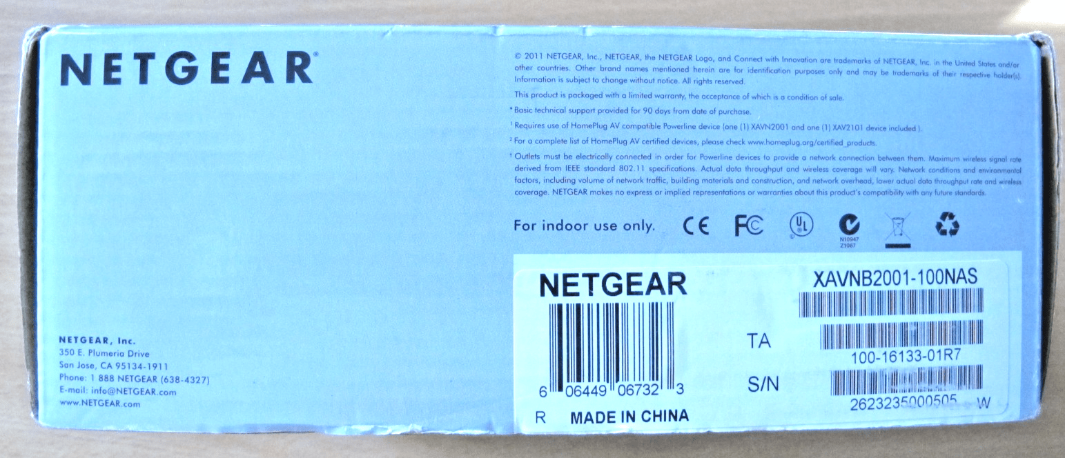 Netgear XAVNB2001 Powerline AV 200 Wireless - N Extender Kit - MagsTag