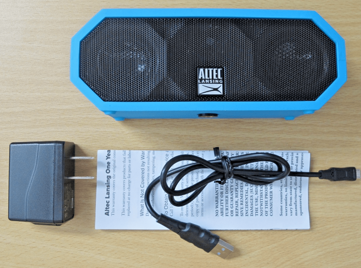 New Altec Lansing iMW457 - AB The Jacket H2O Rugged Waterproof Bluetooth Speaker - MagsTag