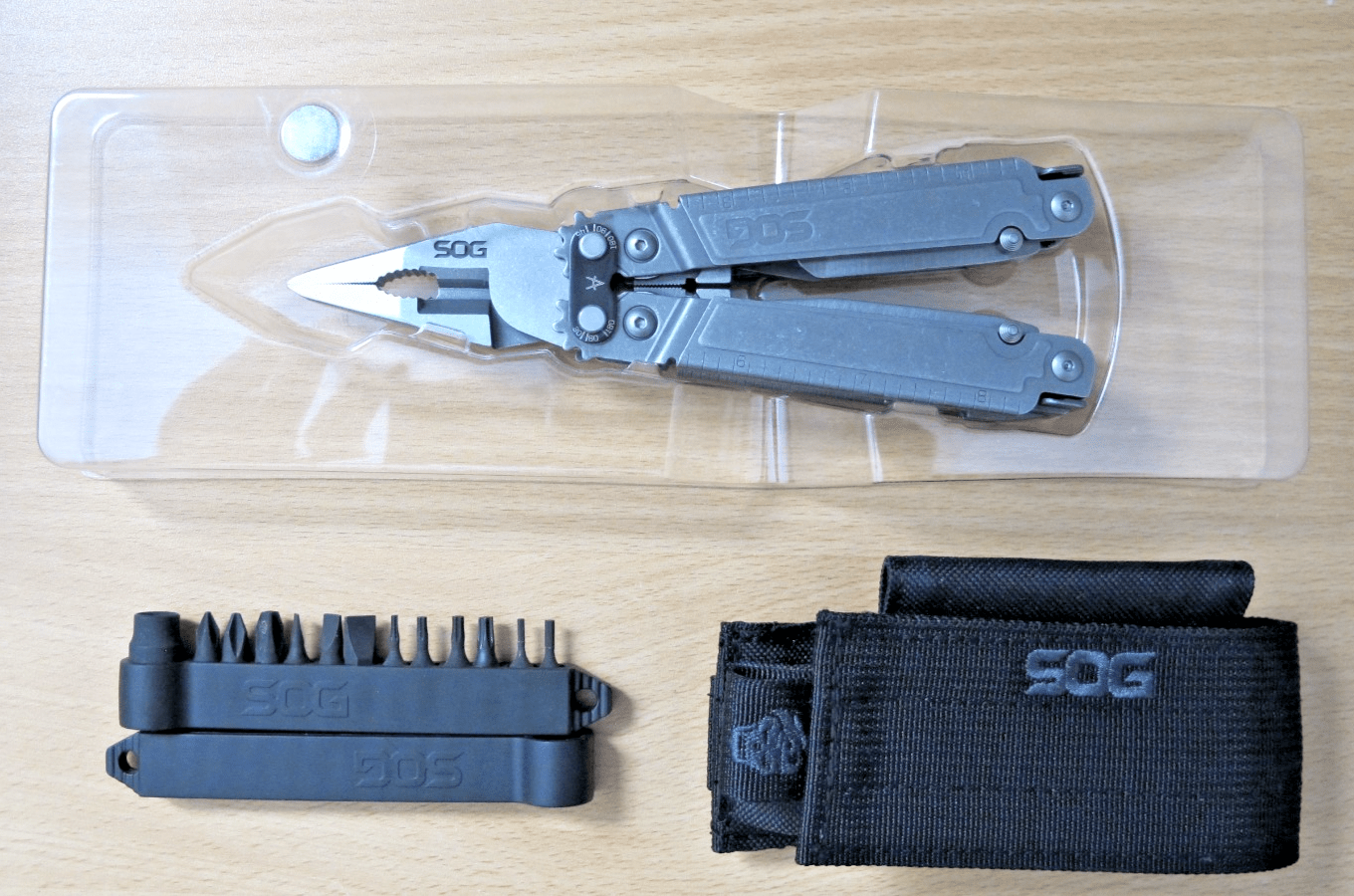 New SOG PowerAccess Assist MT 6.88" Stainless Steel Multi Tool PA3001CP Unused - MagsTag