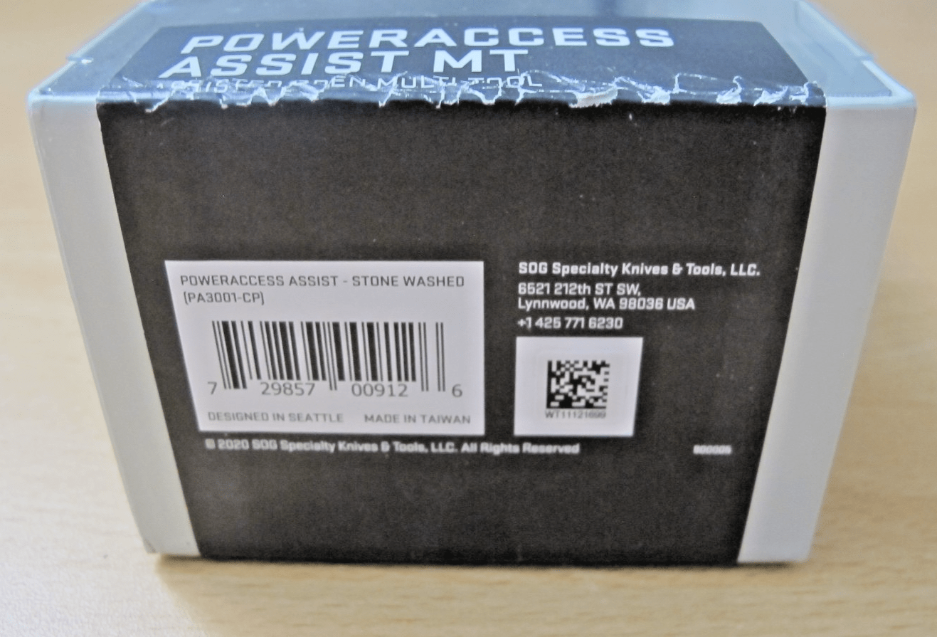 New SOG PowerAccess Assist MT 6.88" Stainless Steel Multi Tool PA3001CP Unused - MagsTag