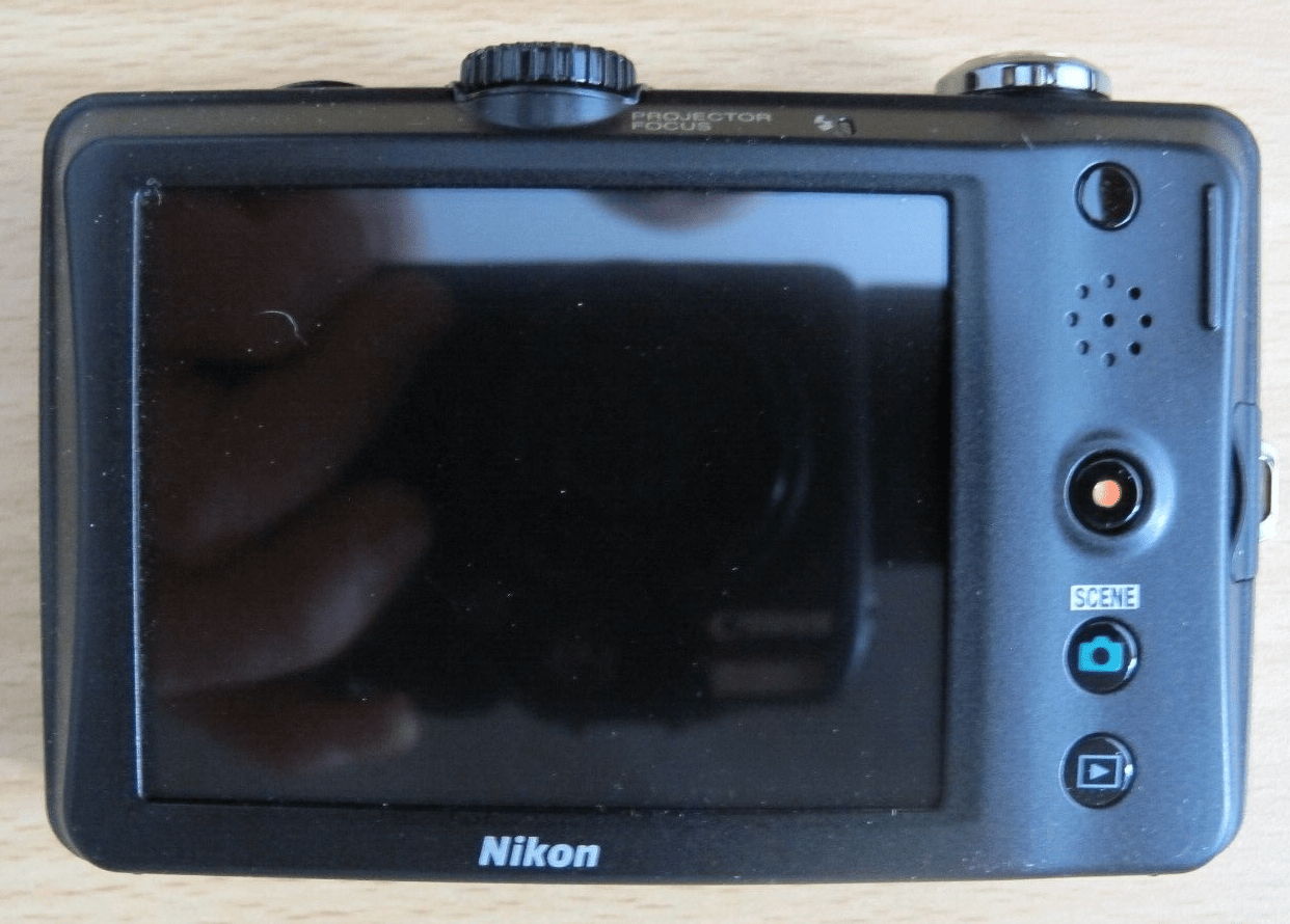 Nikon Coolpix S1100pj 14 MP Digital Camera with 5x Wide Angle built - in projector - MagsTag