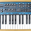 Novation Bass Station II Analog Synthesizer 25 Key Black Tin Analog Distortion - MagsTag