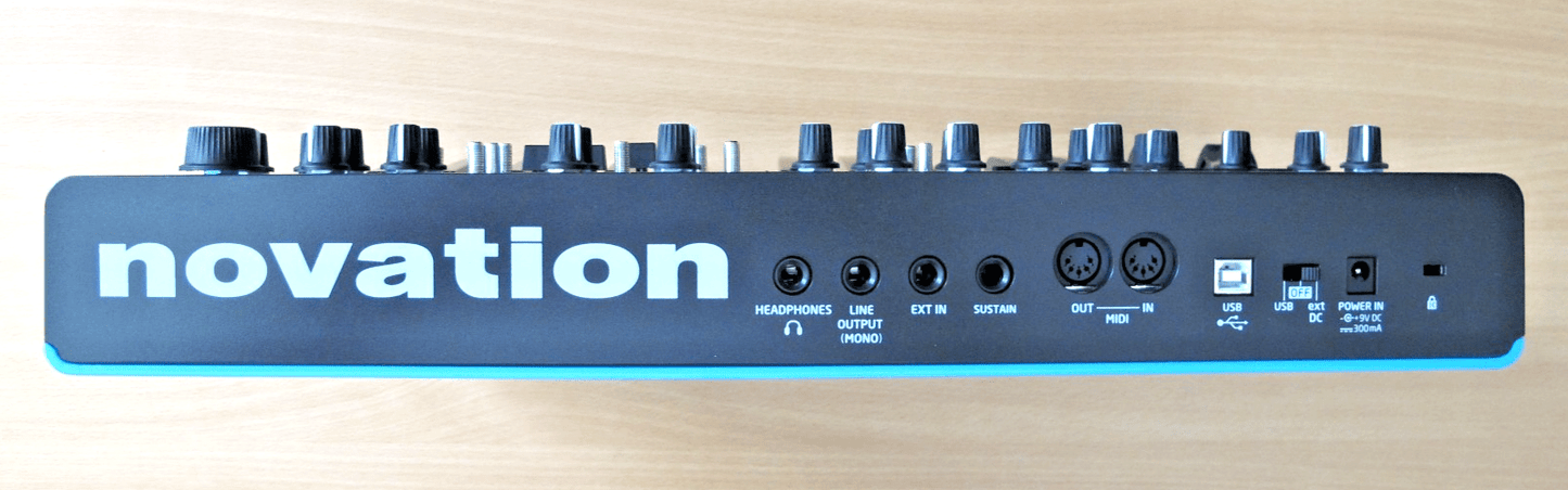 Novation Bass Station II Analog Synthesizer 25 Key Black Tin Analog Distortion - MagsTag