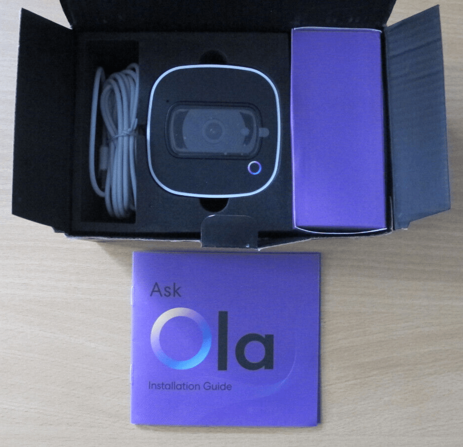 OLA USA Ask OLA! 2 Way Voice Command Smart Security Camera with Fall Detection - MagsTag