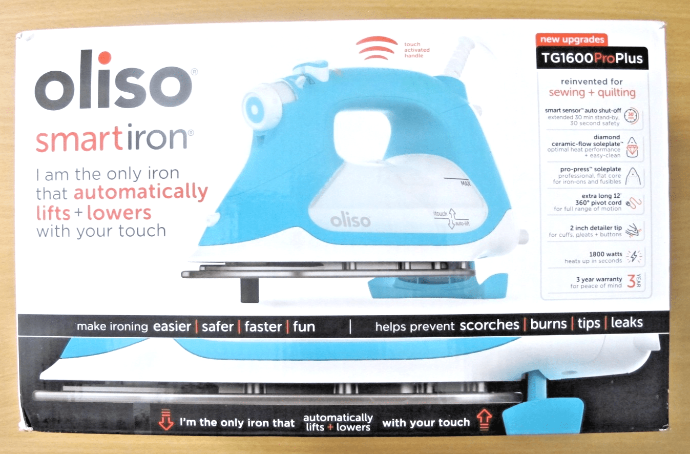 Oliso TG1600 ProPlus Smart Iron with Auto-Lift 1800 Watt Steam Iron Clothes - MagsTag