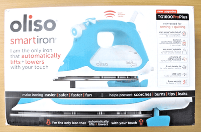 Oliso TG1600 ProPlus Smart Iron with Auto-Lift 1800 Watt Steam Iron Clothes - MagsTag