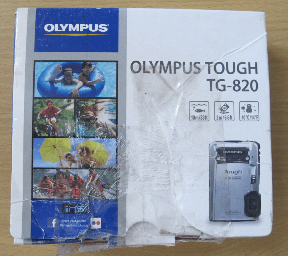 Olympus Tough Waterproof TG - 820 Digital Camera RED OPEN BOX - MagsTag