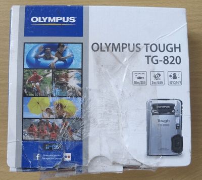 Olympus Tough Waterproof TG - 820 Digital Camera RED OPEN BOX - MagsTag