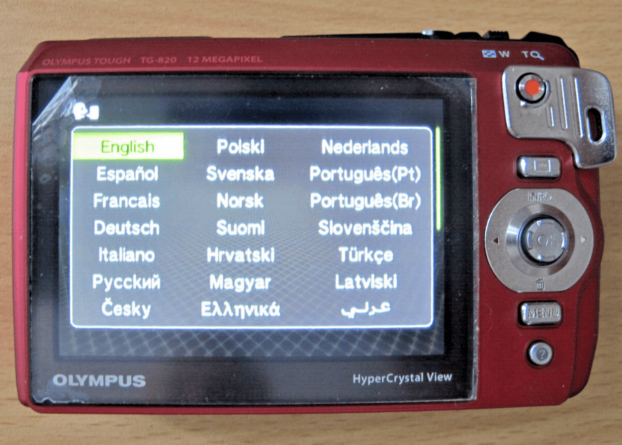 Olympus Tough Waterproof TG - 820 Digital Camera RED OPEN BOX - MagsTag