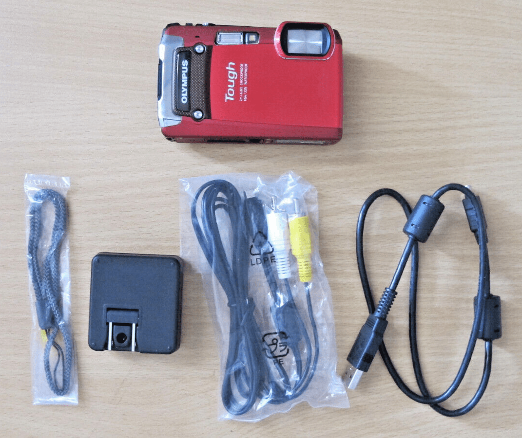 Olympus Tough Waterproof TG - 820 Digital Camera RED OPEN BOX - MagsTag