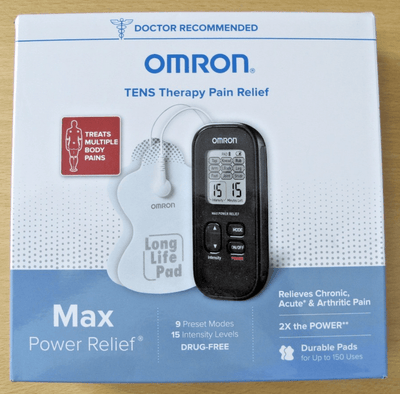 Omron PM500 Max Power pain Relief TENS Therapy sore muscle and joint pain - MagsTag