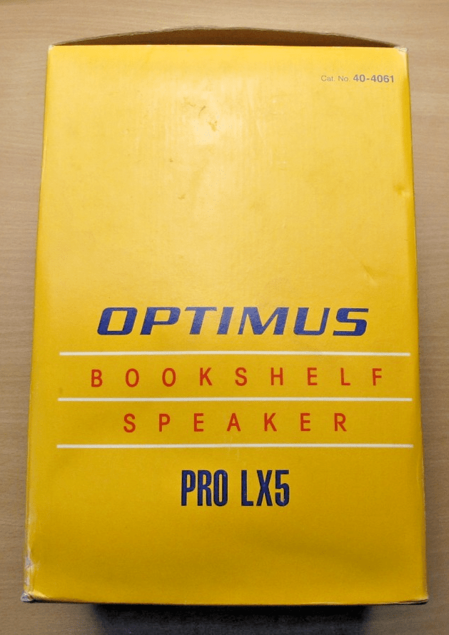 Optimus PRO LX5 Bookshelf Speaker 40 - 4061 With Linaeum Tweeters - MagsTag