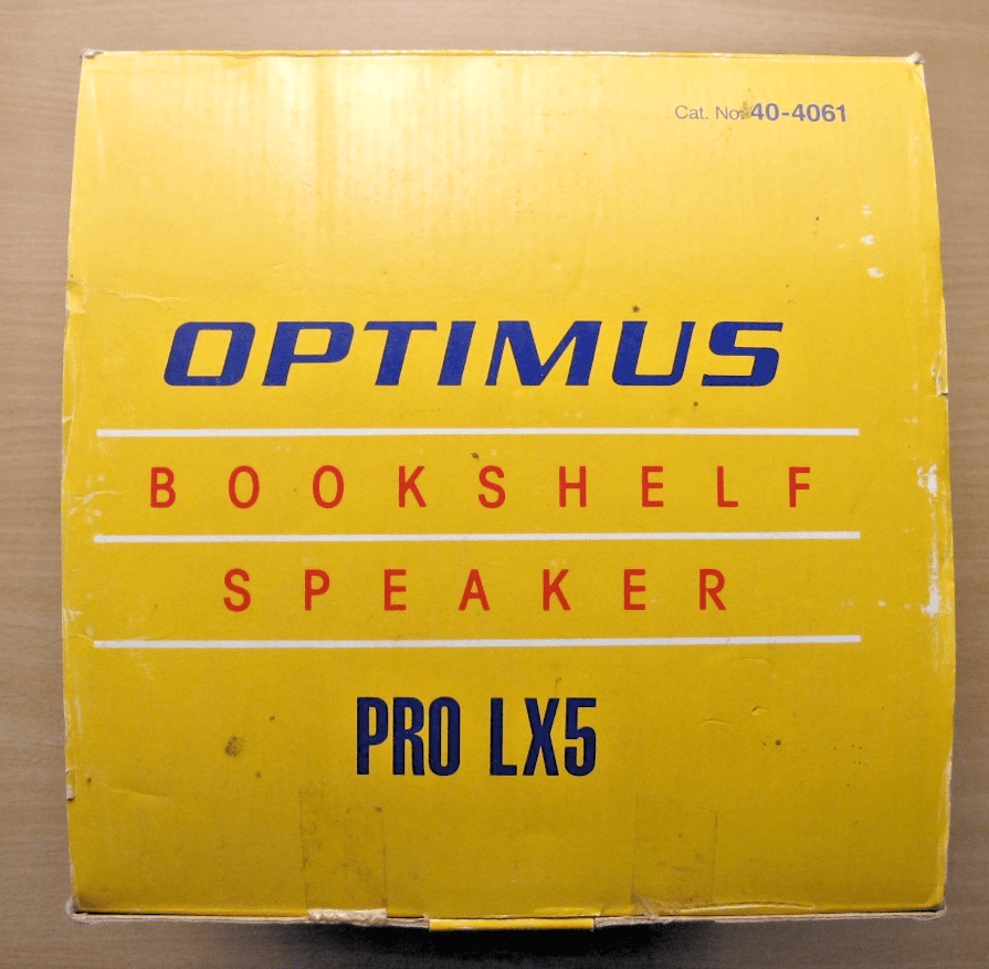 Optimus PRO LX5 Bookshelf Speaker 40 - 4061 With Linaeum Tweeters - MagsTag