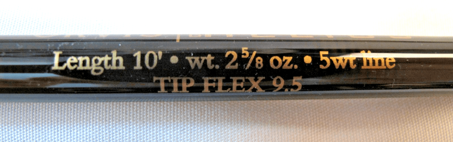 Orvis Helios ZG 105 4pc Tip Flex 9.5 Fly Rod Length 10' wt 2 5/8oz 5WT Line New - MagsTag
