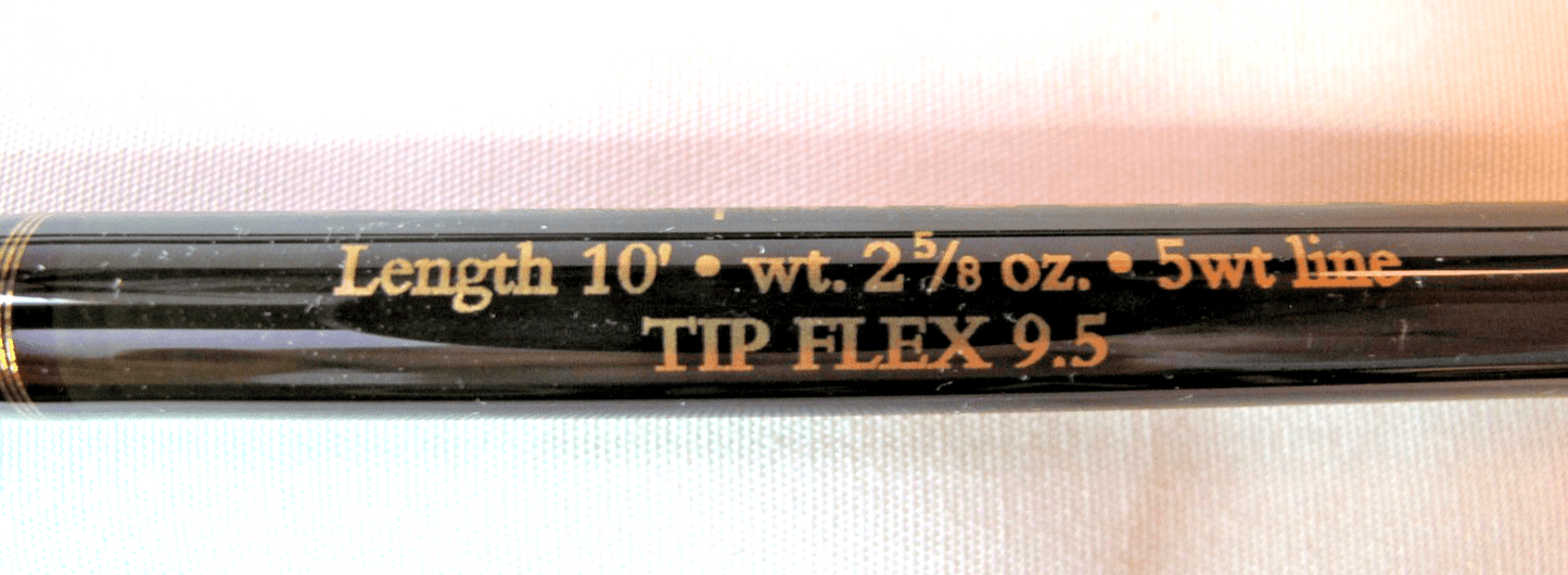 Orvis Helios ZG 105 4pc Tip Flex 9.5 Fly Rod Length 10' wt 2 5/8oz 5WT Line New - MagsTag