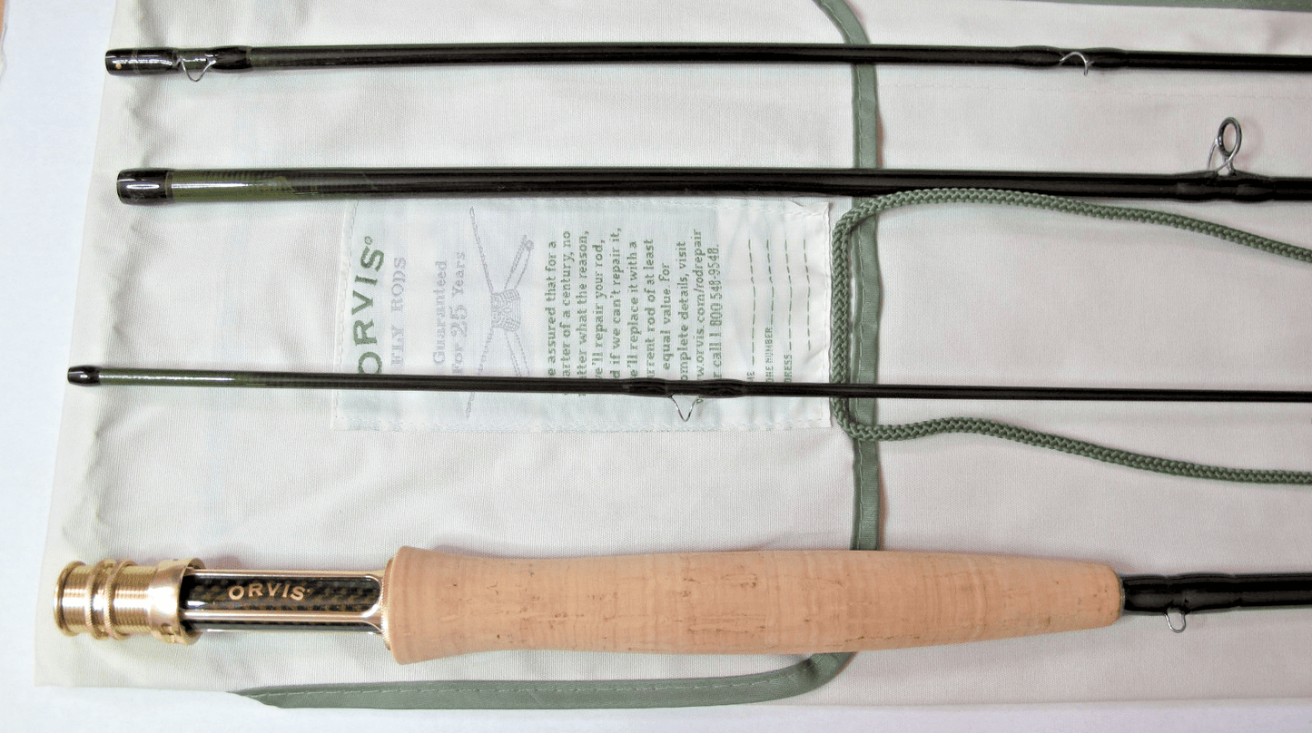 Orvis Helios ZG 105 4pc Tip Flex 9.5 Fly Rod Length 10' wt 2 5/8oz 5WT Line New - MagsTag