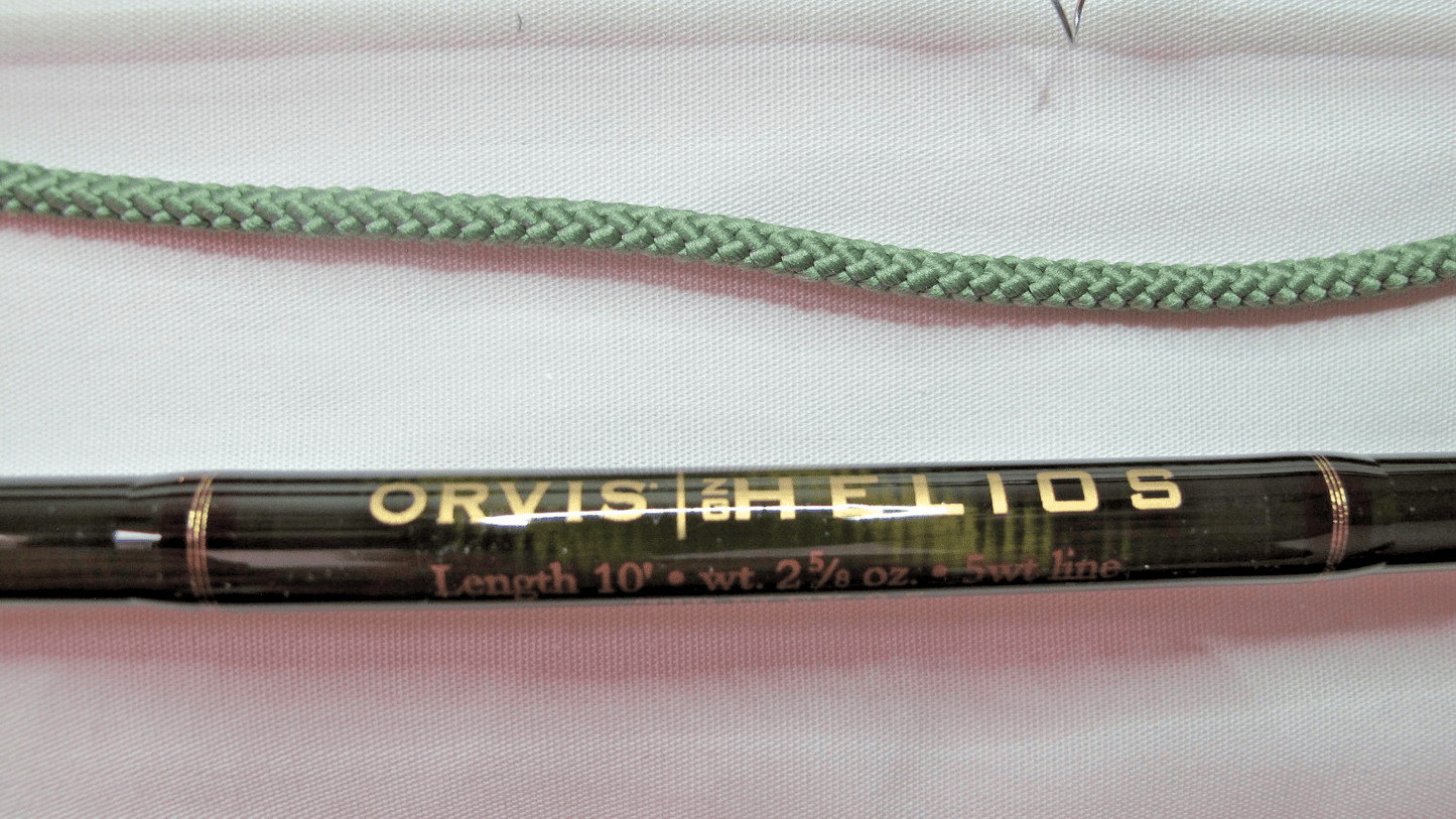 Orvis Helios ZG 105 4pc Tip Flex 9.5 Fly Rod Length 10' wt 2 5/8oz 5WT Line New - MagsTag