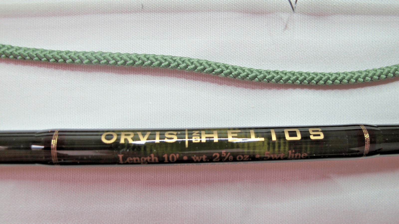 Orvis Helios ZG 105 4pc Tip Flex 9.5 Fly Rod Length 10' wt 2 5/8oz 5WT Line New - MagsTag