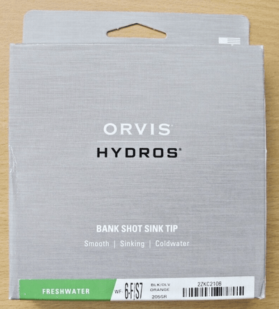 Orvis Hydros Bank Shot Sinking Sink Tip fly line 6F/S7 Orange - MagsTag