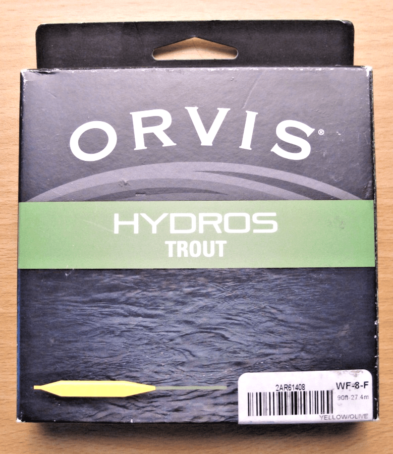 Orvis Hydros WF - 8 - F Fly Line Trout Yellow Olive - MagsTag