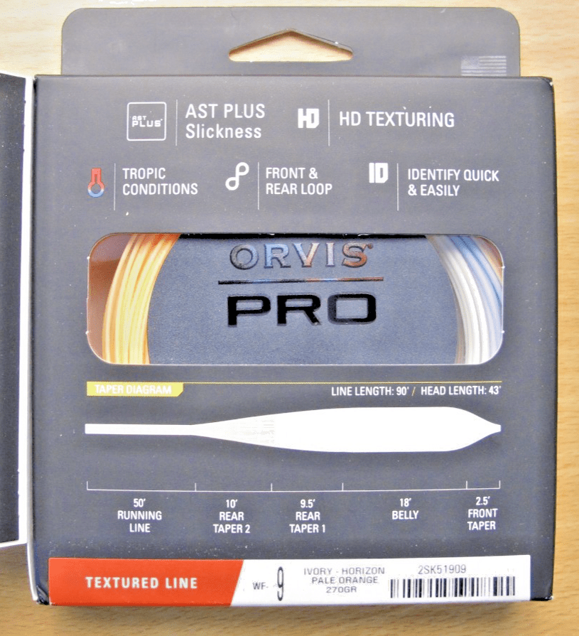 Orvis Pro WF9 Saltwater Ignitor Fly line Floating Textured Tropic - MagsTag