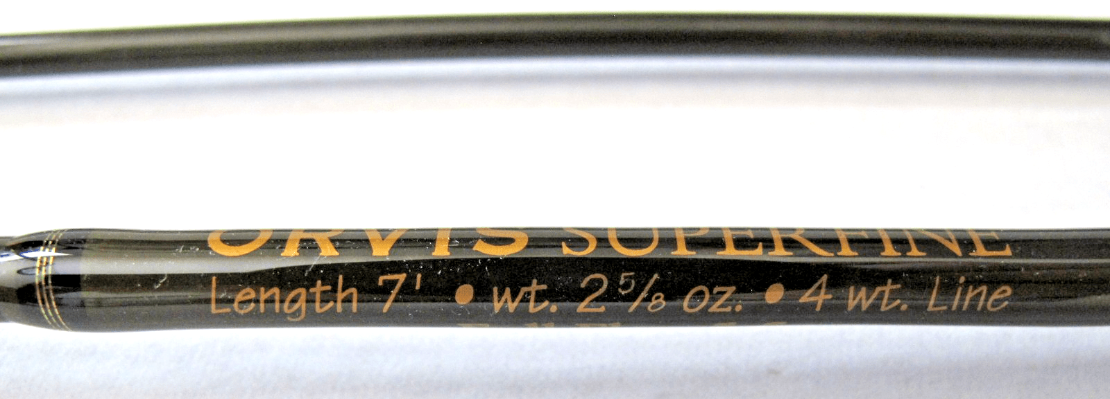 Orvis Superfine Fly Rod trout bum 7' 4wt 2.5/8 oz 4 pc Full Flex Unused Mint - MagsTag