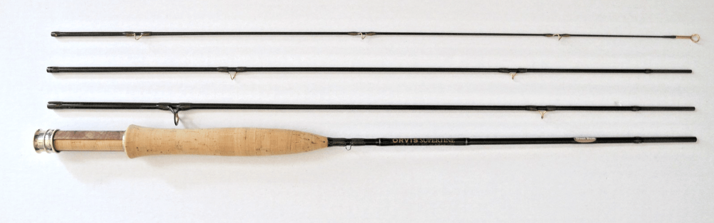 Orvis Superfine Fly Rod trout bum 7' 4wt 2.5/8 oz 4 pc Full Flex Unused Mint - MagsTag