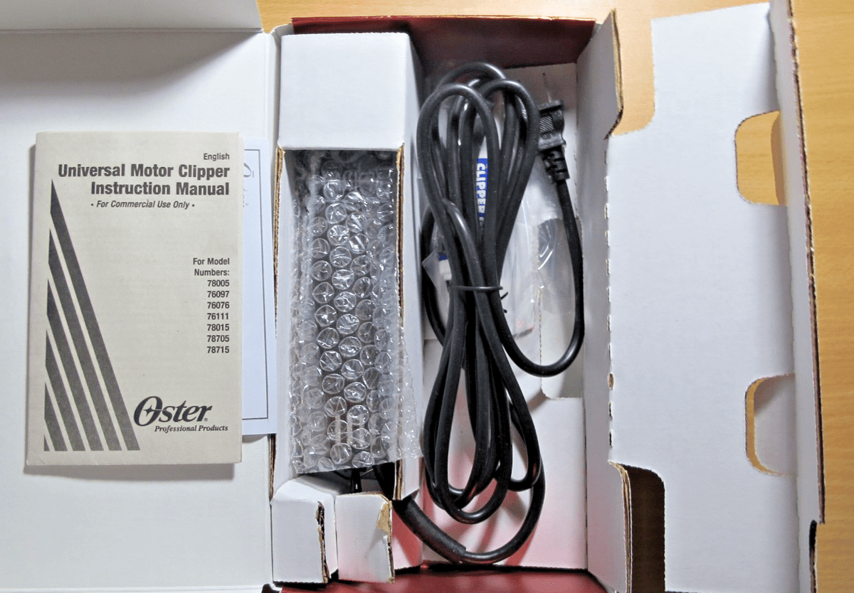 Oster Classic 76 Hair Clipper Detachable Blade Universal Motor Red Unused New - MagsTag