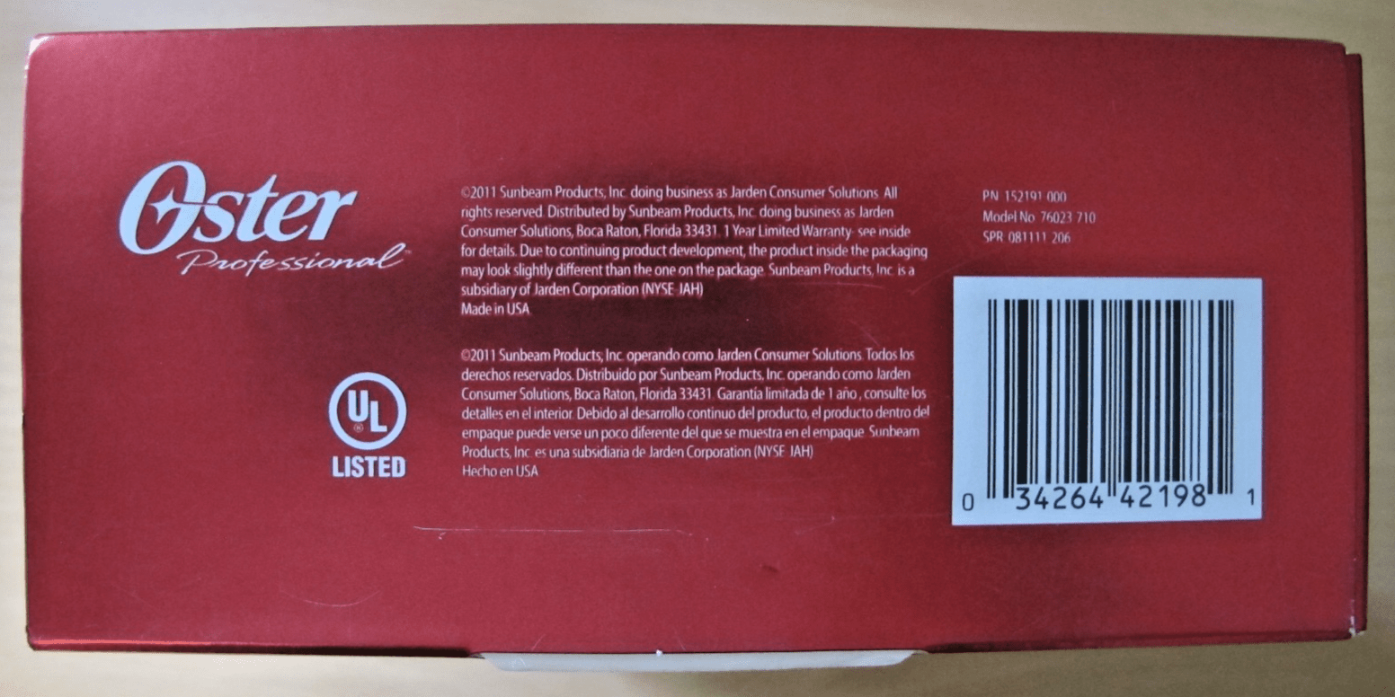 Oster Professional The Quiet FAST FEED Clipper 770052 76023 - 710 Open Box - MagsTag