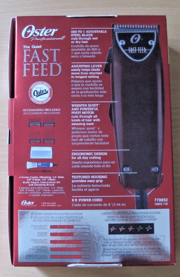 Oster Professional The Quiet FAST FEED Clipper 770052 76023 - 710 Open Box - MagsTag