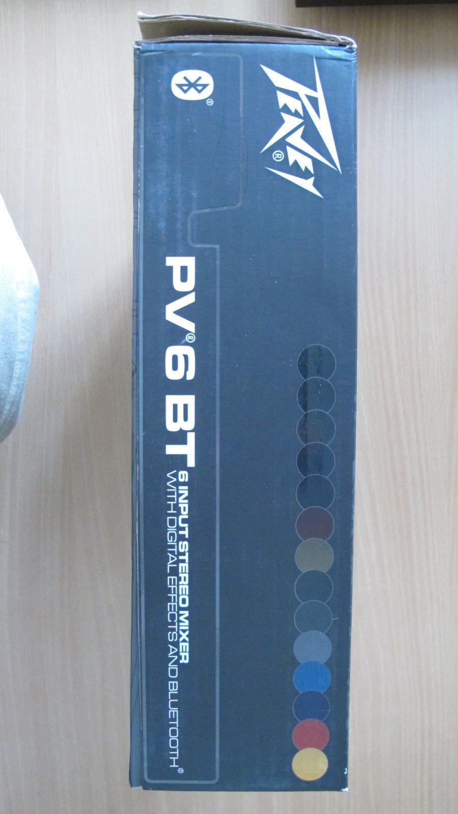 Peavey PV6 BT Pro Audio DJ Bluetooth 6 Channel Slim Mixer - MagsTag