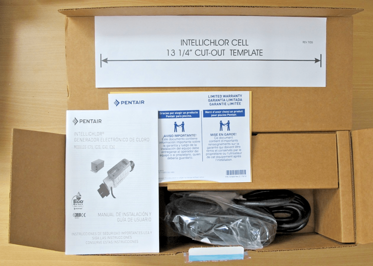 Pentair IntelliChlor IC40 Salt Chlorine Generator Cell (520555) - MagsTag