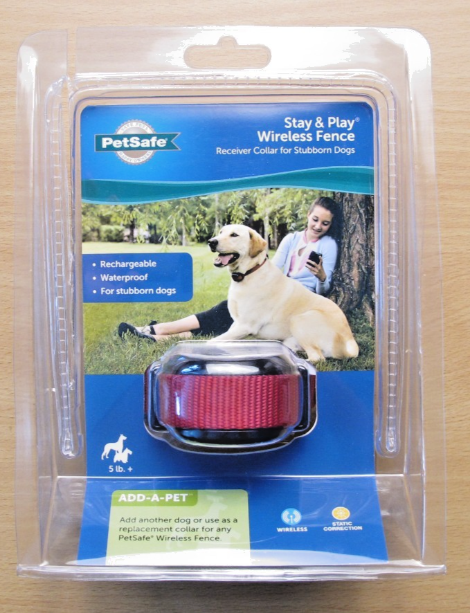 PetSafe STAY PLAY STUBBORN Wireless Dog Fence Collar Receiver PIF00 - 13672 Open - MagsTag