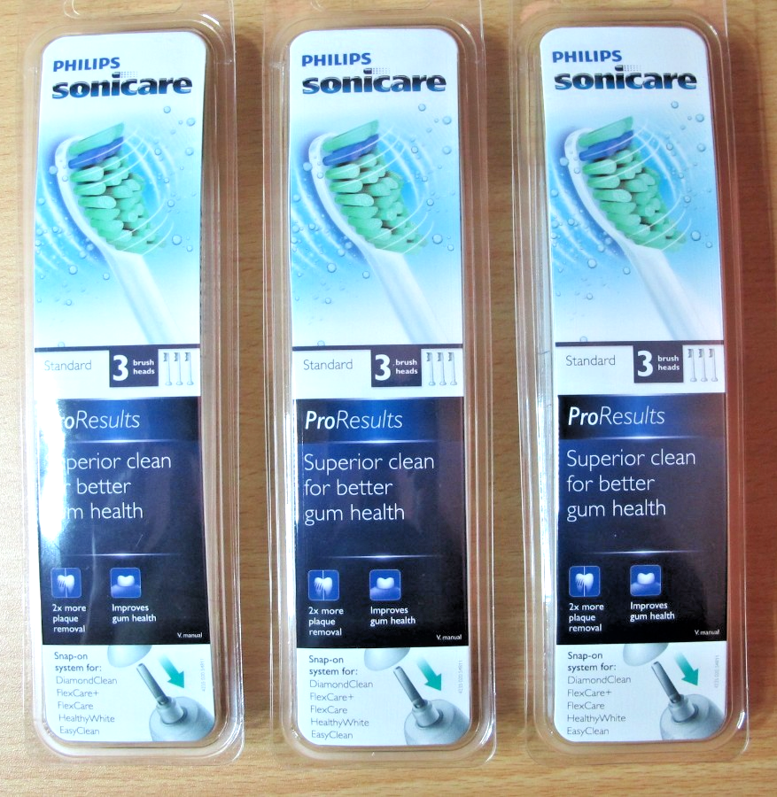 Philips Sonicare HX6013 HX6013/64 ProResults Brush Heads 9 Count DiamondClean - MagsTag