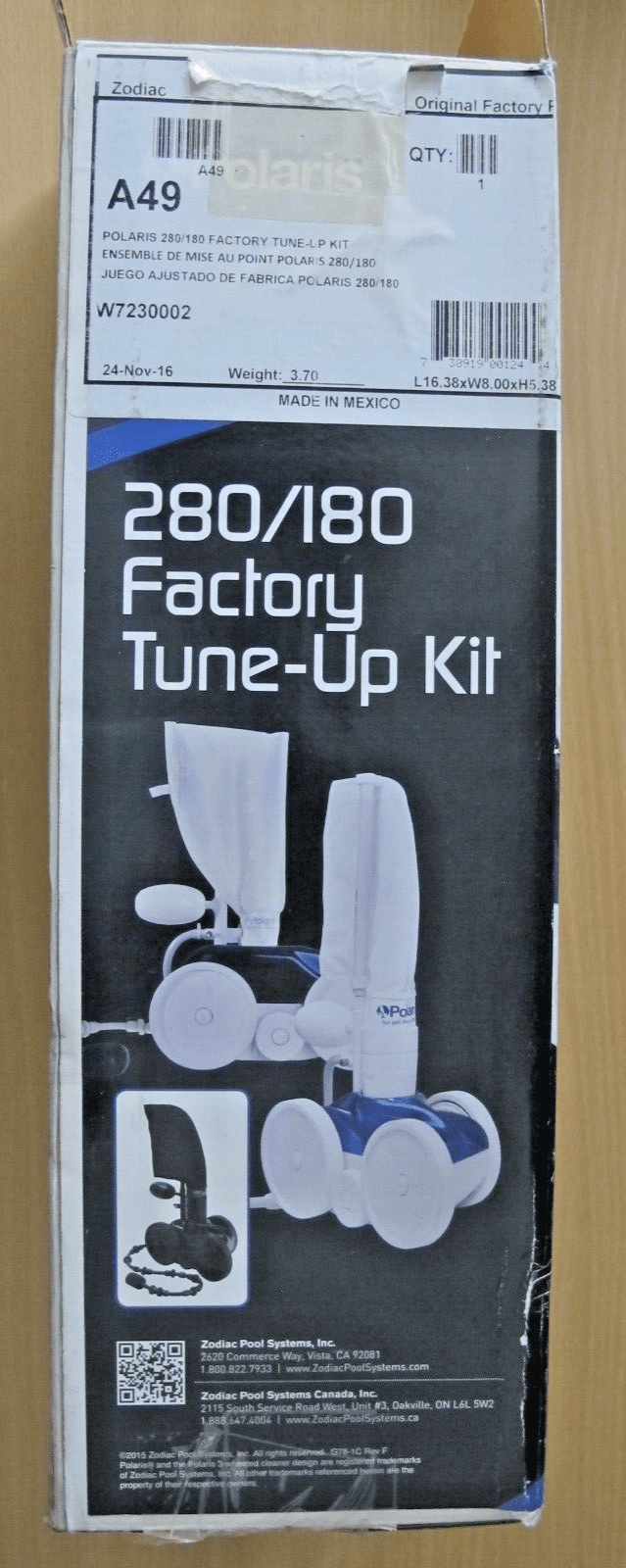 Polaris 280 BackMax Pressure Side Pool Cleaner Factory Tune - Up Kit K49 Unused - MagsTag