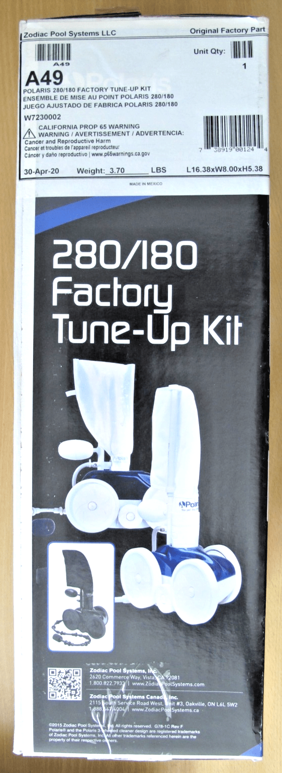 Polaris A49 Factory Tune - Up Kit for 280/180 Pool Pressure Cleaners - MagsTag
