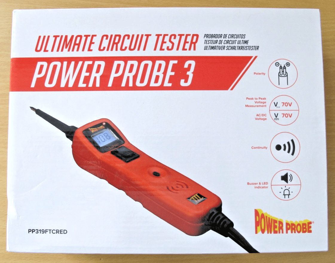 Power Probe III Circuit Tester PP319FTC With Cable Extension Accessory & Case - MagsTag