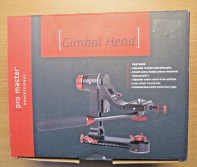 Promaster GH26 Professional Gimbal Head Dovetail mount Rotating base 9278 - MagsTag