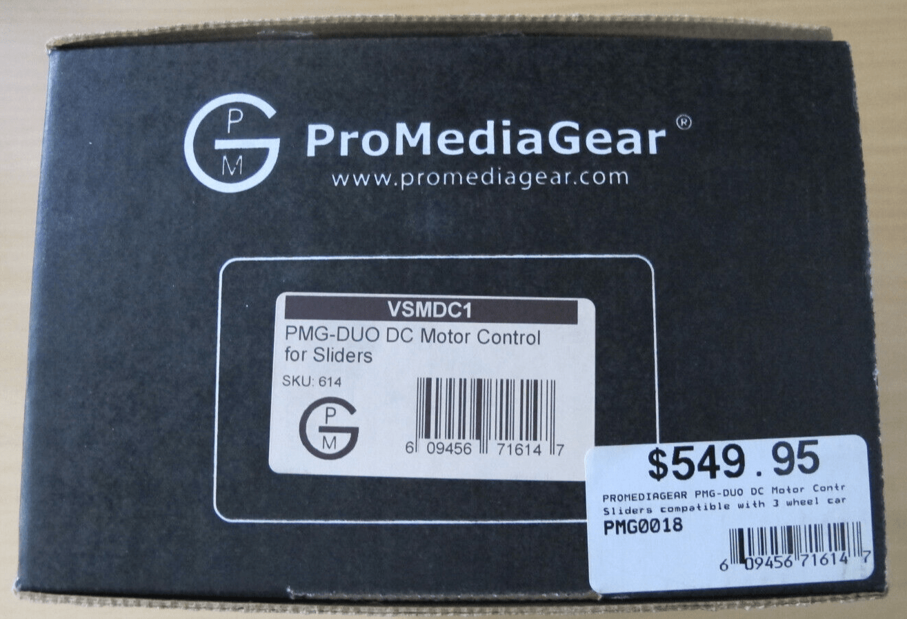 ProMediaGear Motor Control System for PMG - DUO Sliders Open Box Unused - MagsTag