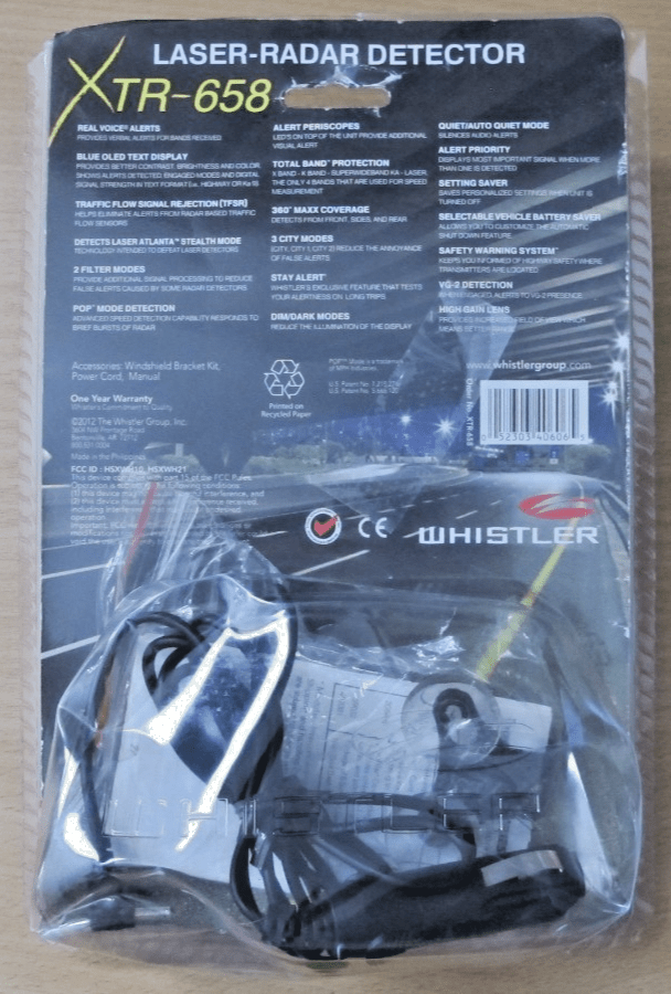 Radar Detector Whistler XTR - 658 - MagsTag